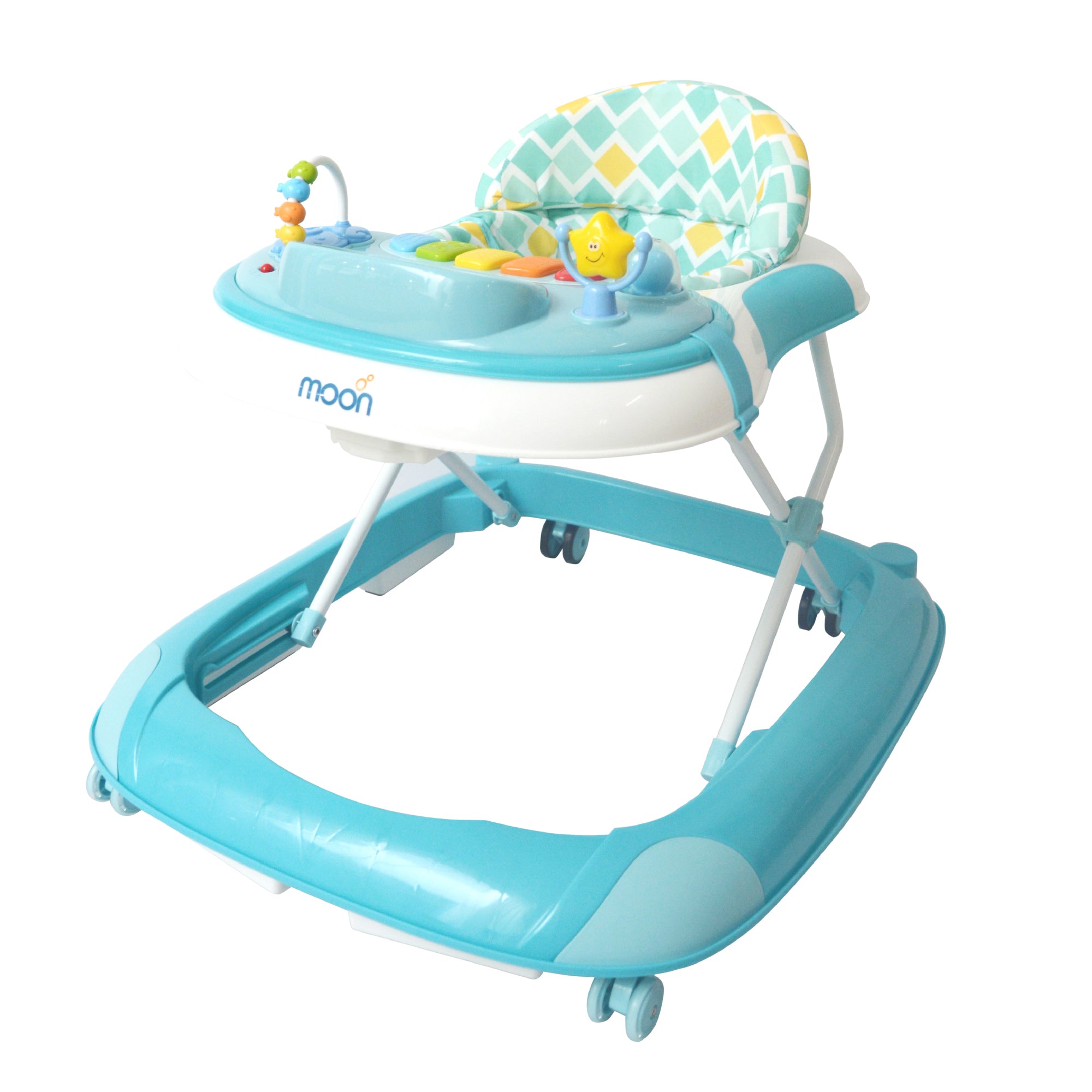 Moon - Muv Baby/Child Walker With Music & Toys Blue Dino