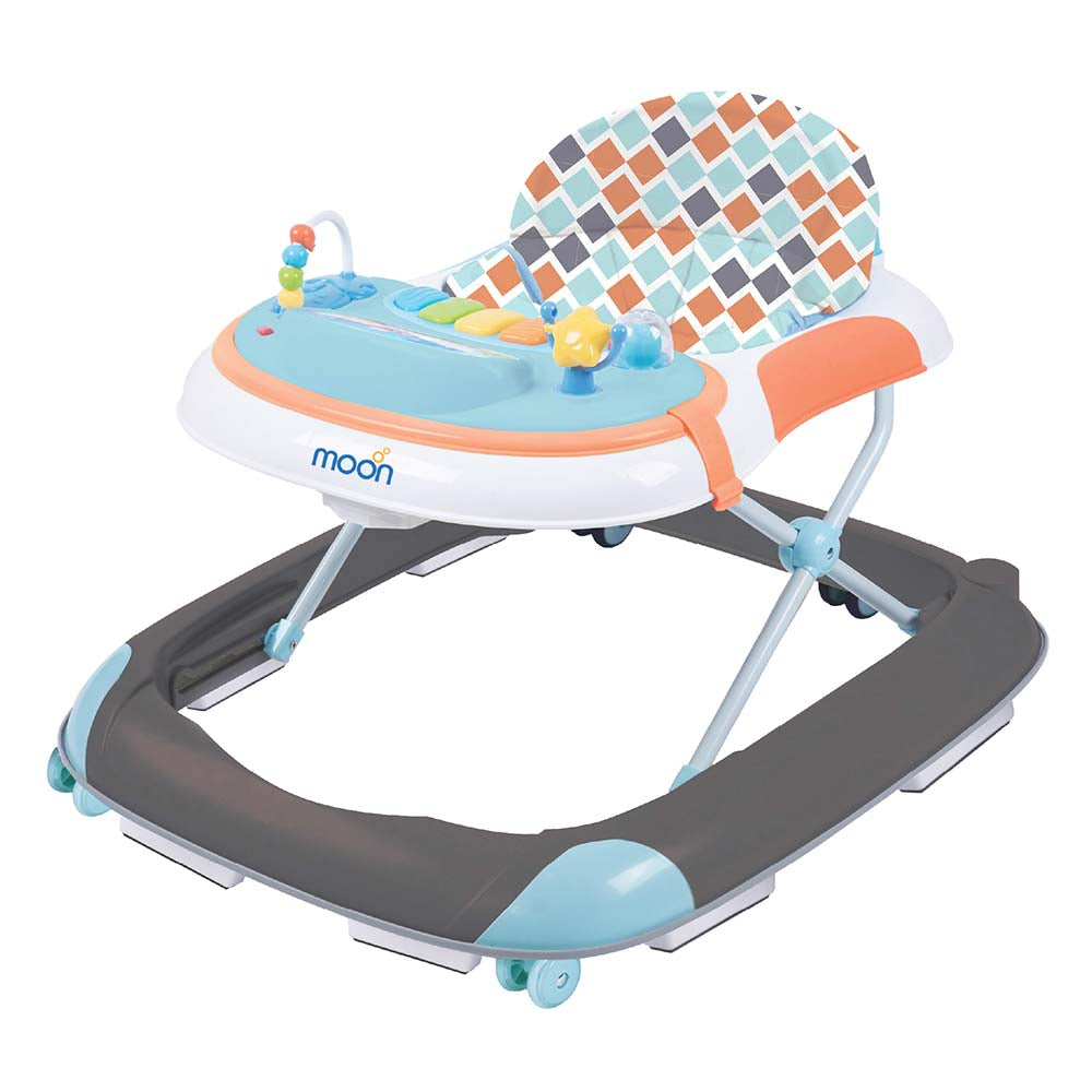 Moon - MUV Baby/Child Walker with Music & Toys (Grey Dino)