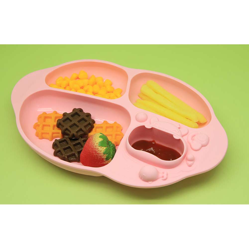 Marcus & Marcus Yummy Dips Suction Divided Plate - Pokey