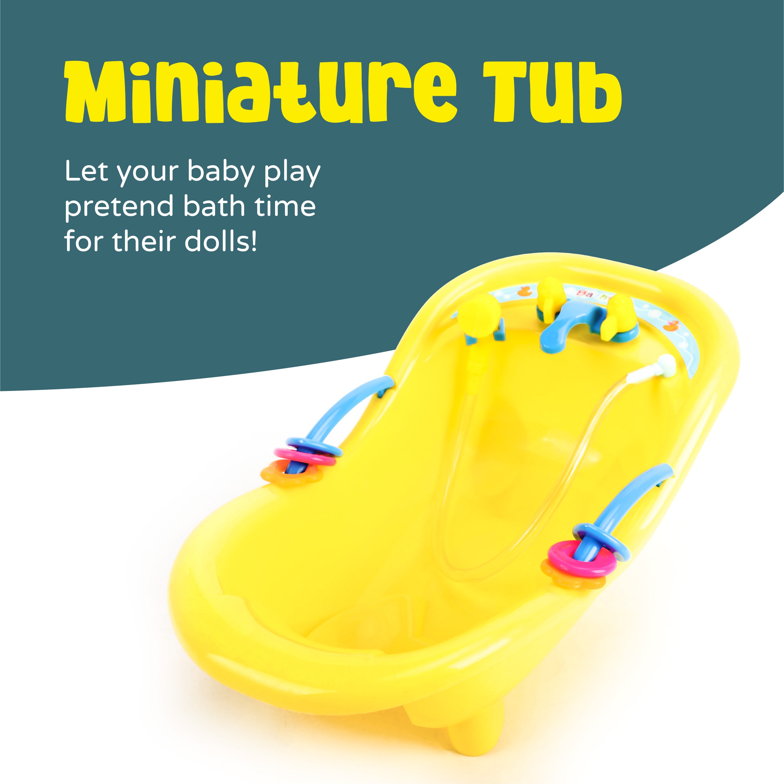 Moon - Mini Duck Bath Tub (Yellow)