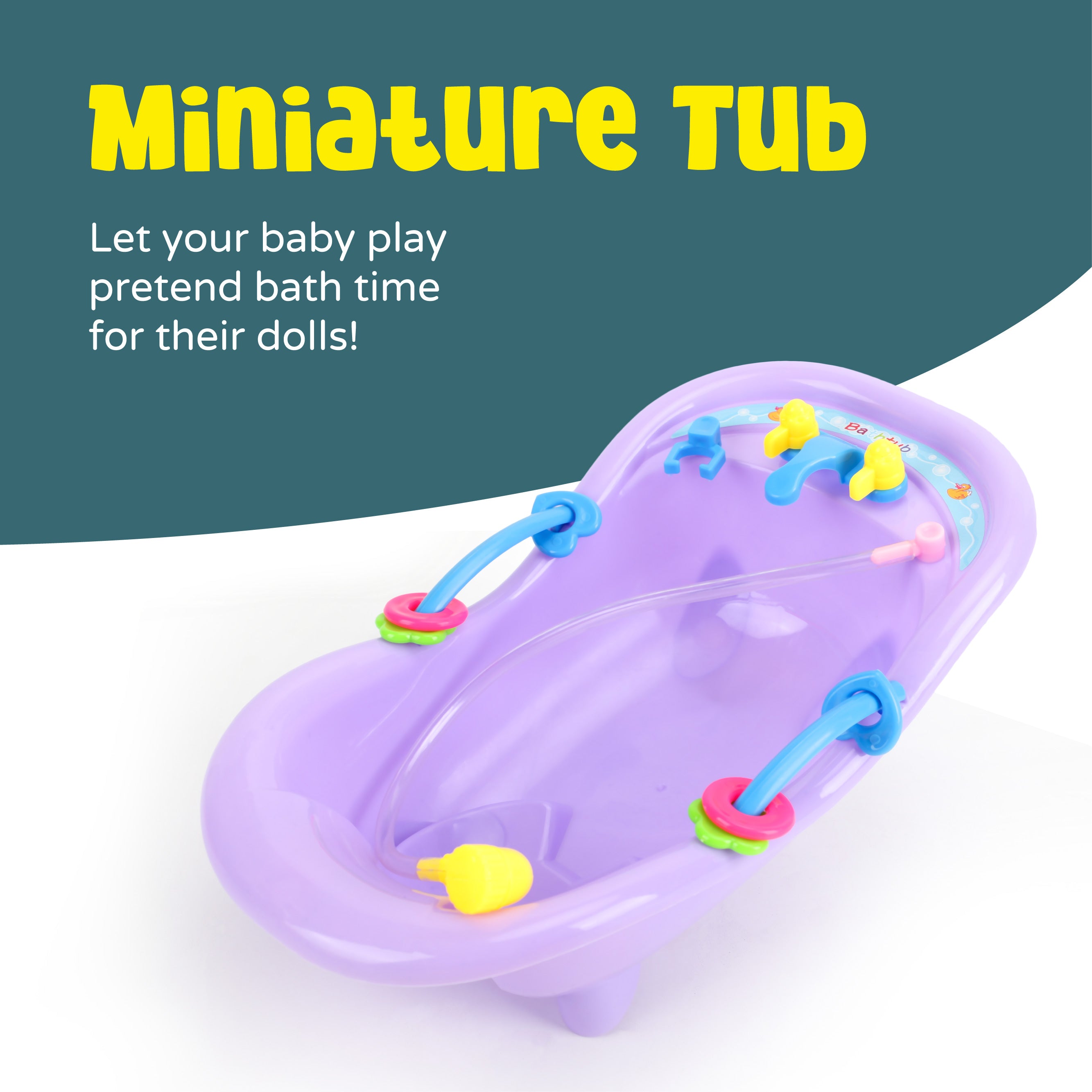 Moon - Mini Duck Bath Tub (Purple)