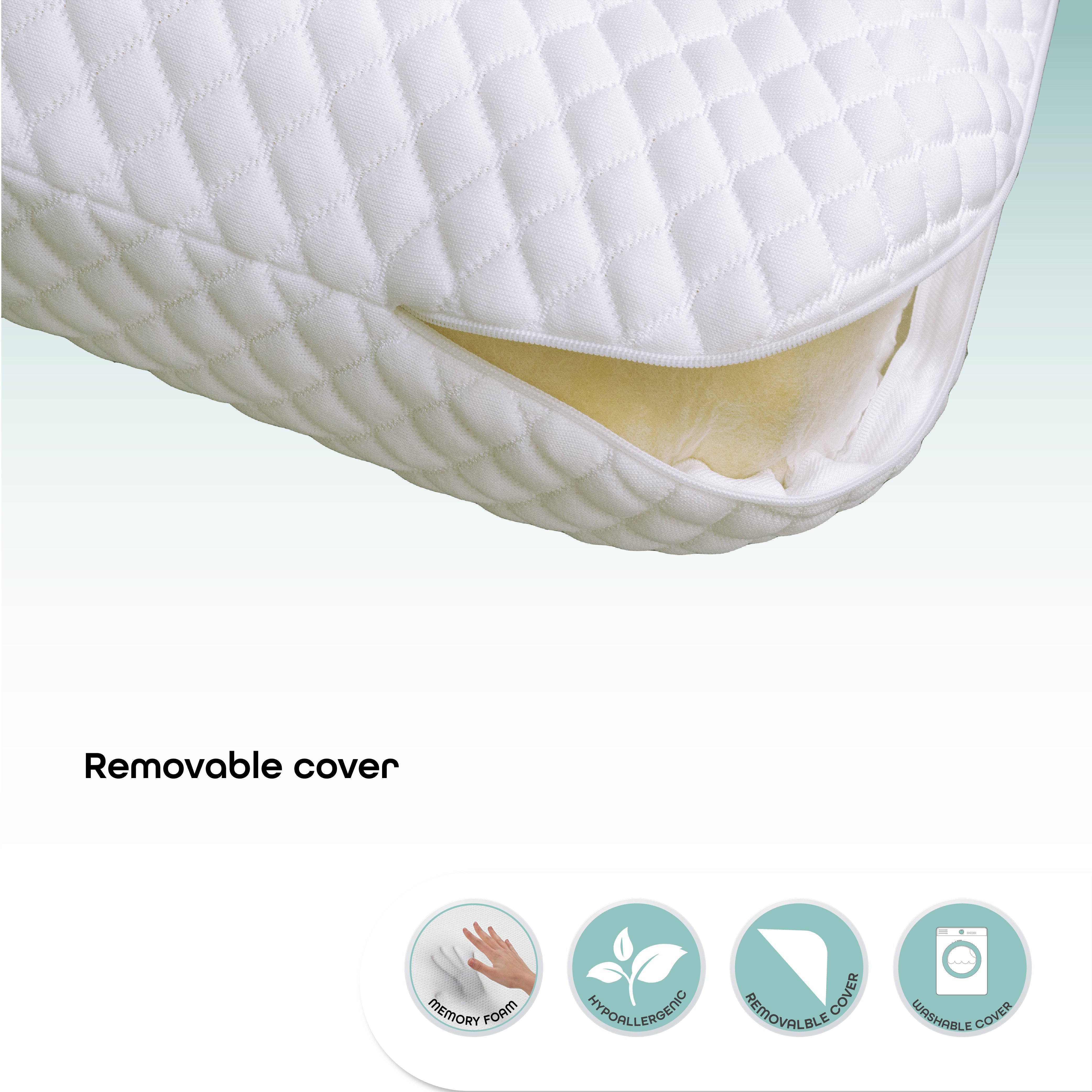 Moon Multi Function Pillow With Memory Foam