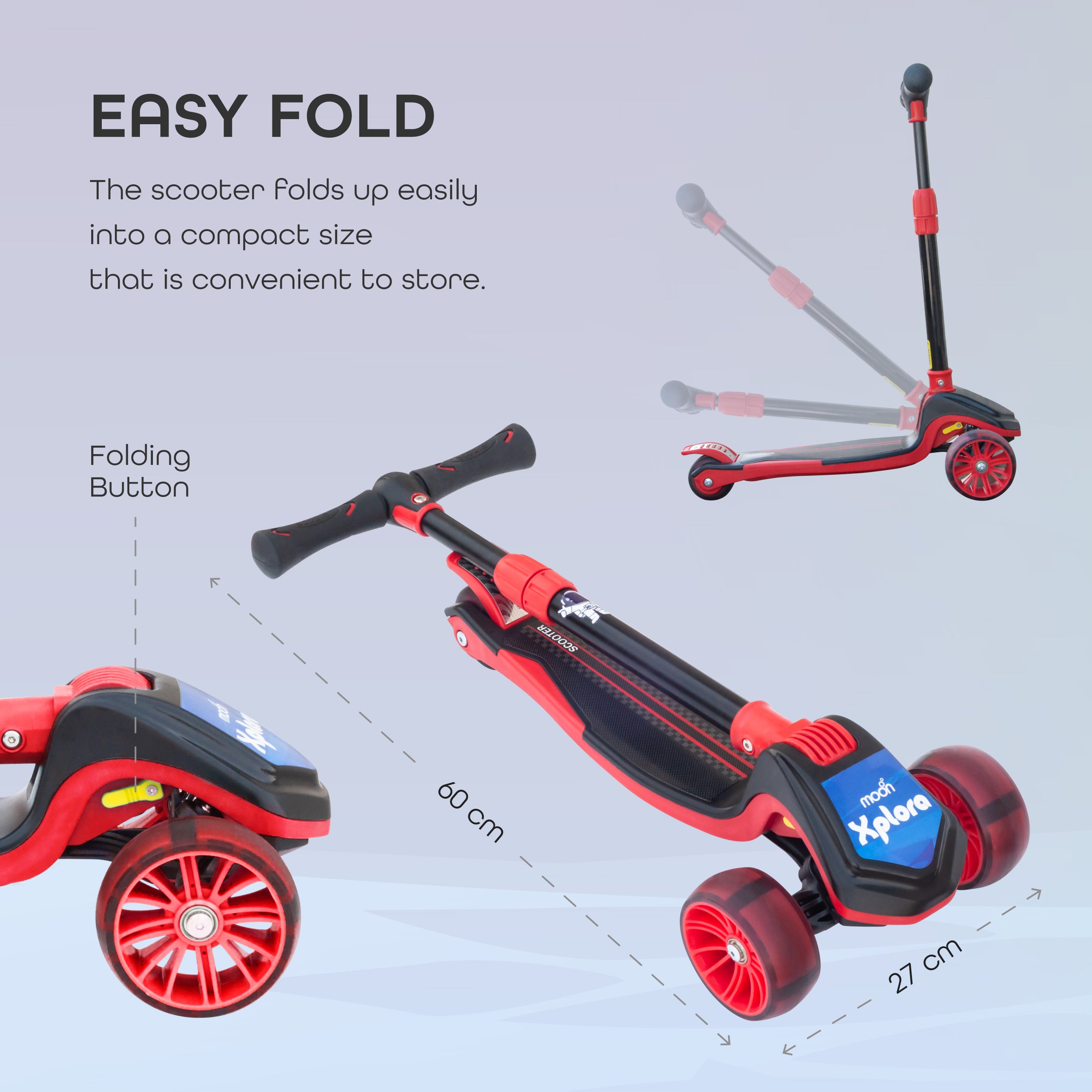 Moon - Xplora Baby Scooter (Red)