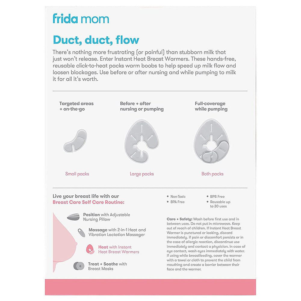 Frida Mom - Instant Heat Reusable Breast Warmers