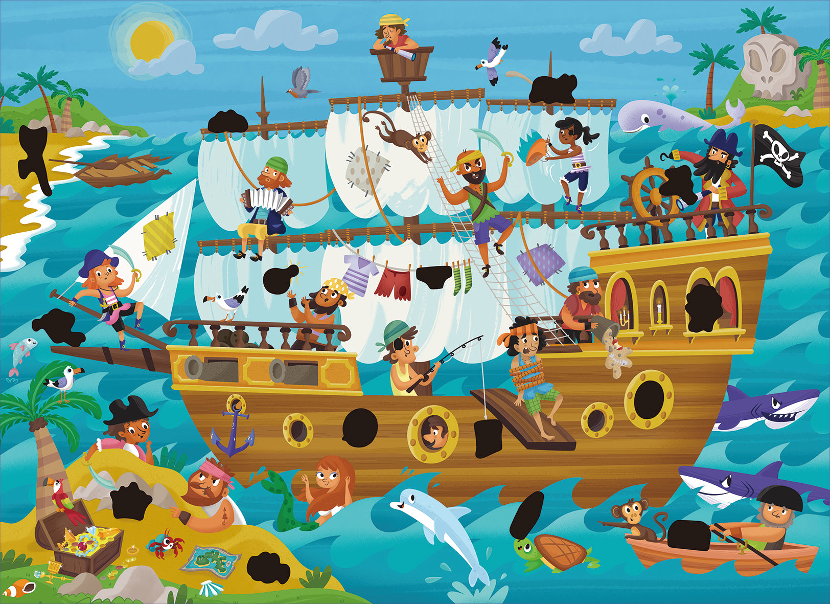 Galt - Pirate Ship Magic Puzzle