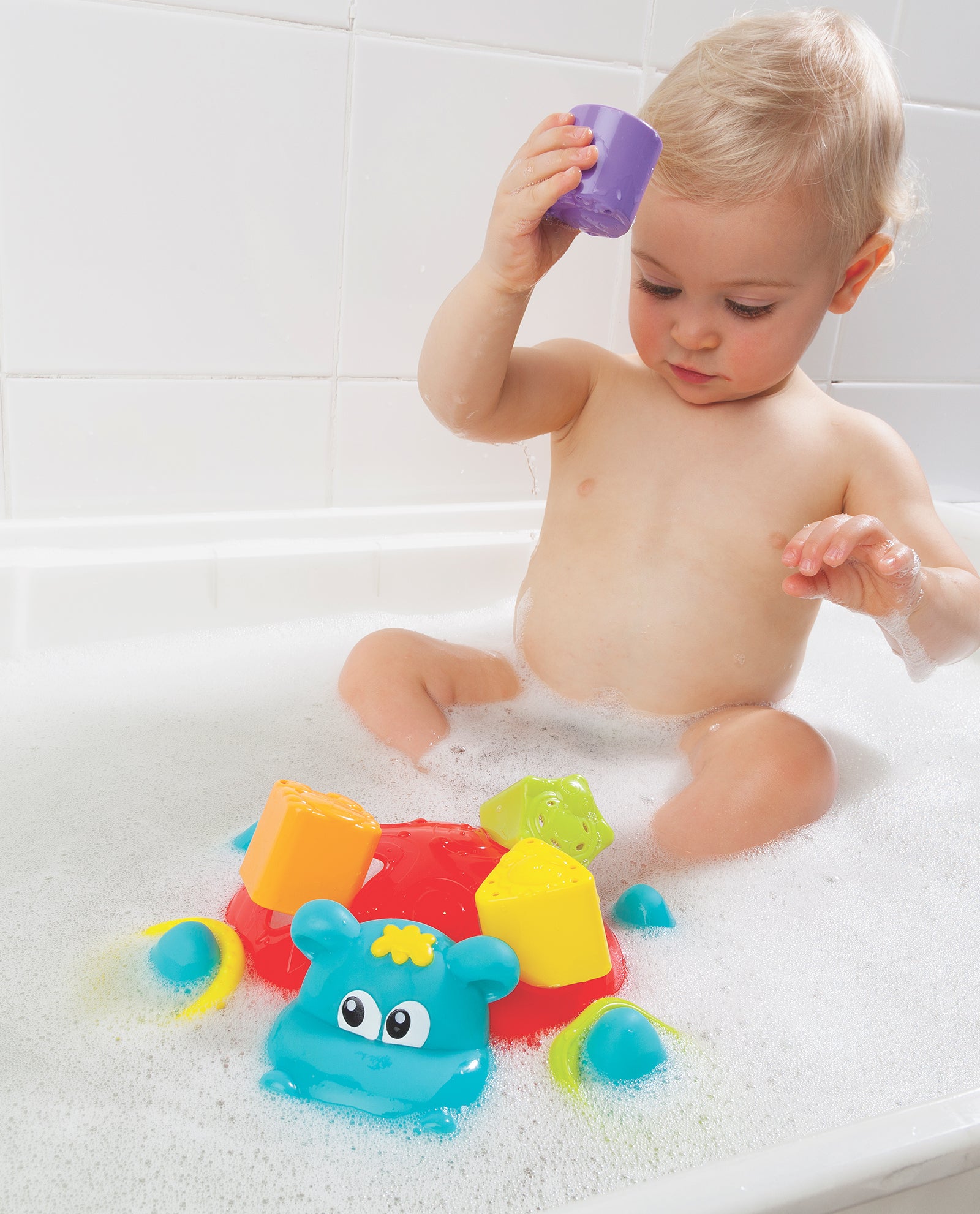 Sort N Stack Floating Hippo Playgro