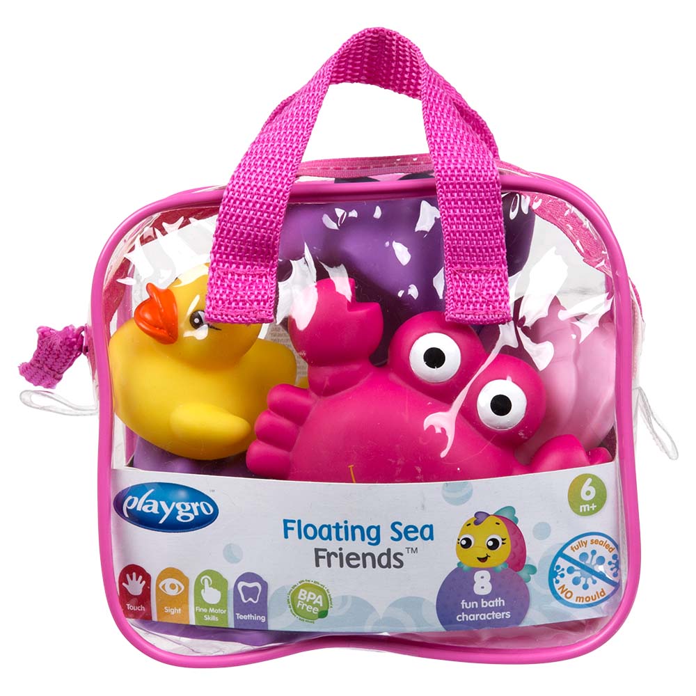 Playgro - Floating Sea Friends (Pink) - Fully Sealed