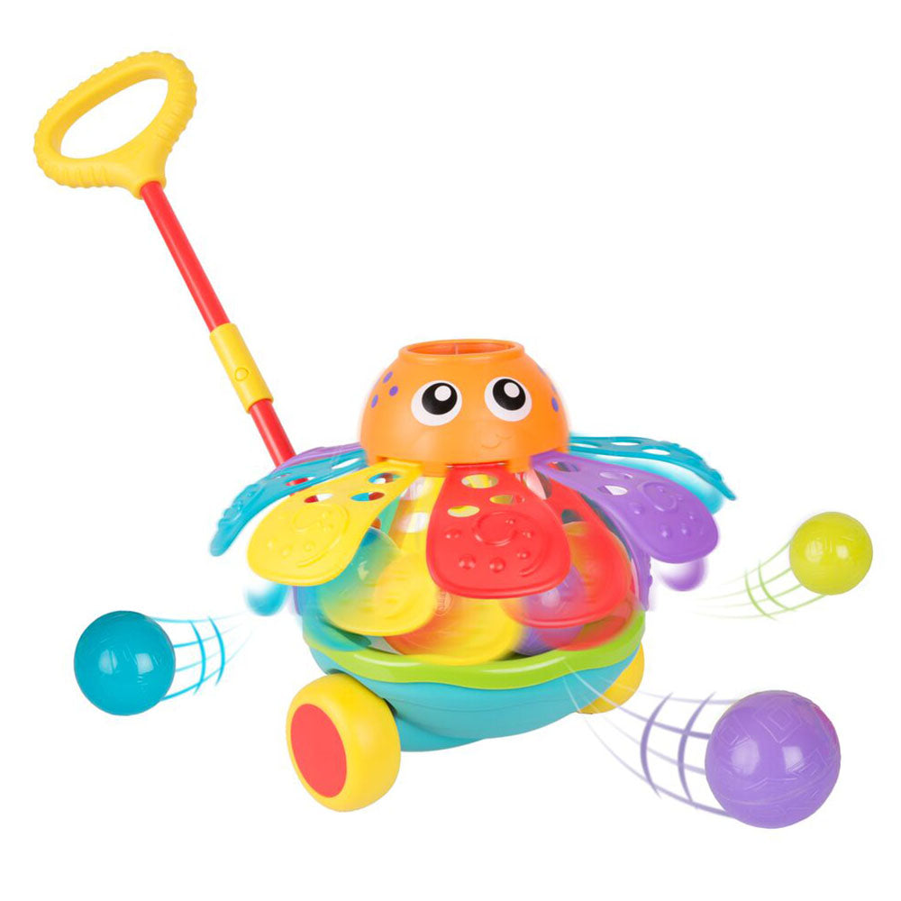 Playgro - Push Along Ball Popping Octopus