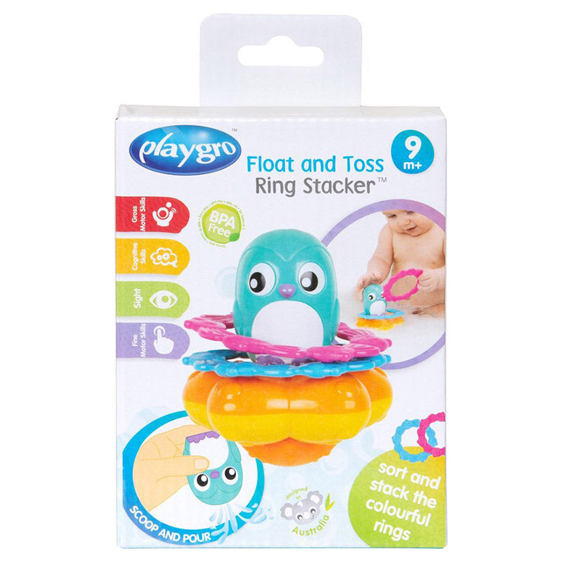Playgro Float And Toss Ring Stacker Playgro Float And Toss Ring Stacker