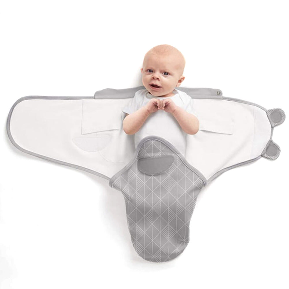 Swaddleme Whisper Quiet Art Deco - 0-3m (Grey)