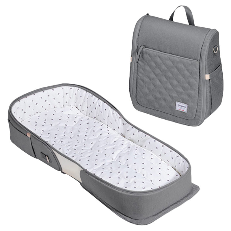 Sunveno - Portable Baby Bed & Bag (Grey)