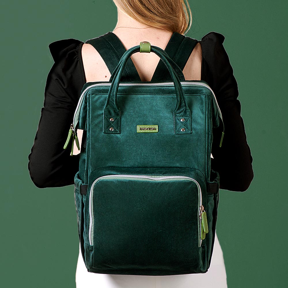 Sunveno - Diaper Bag Corduroy (Green)