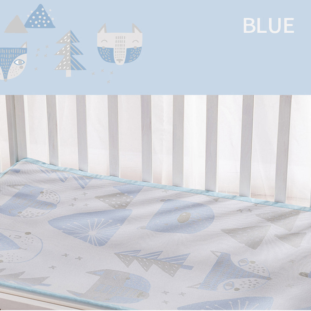 Sunveno - Baby Mattress Protector Multipurpose Mat - M (Blue)