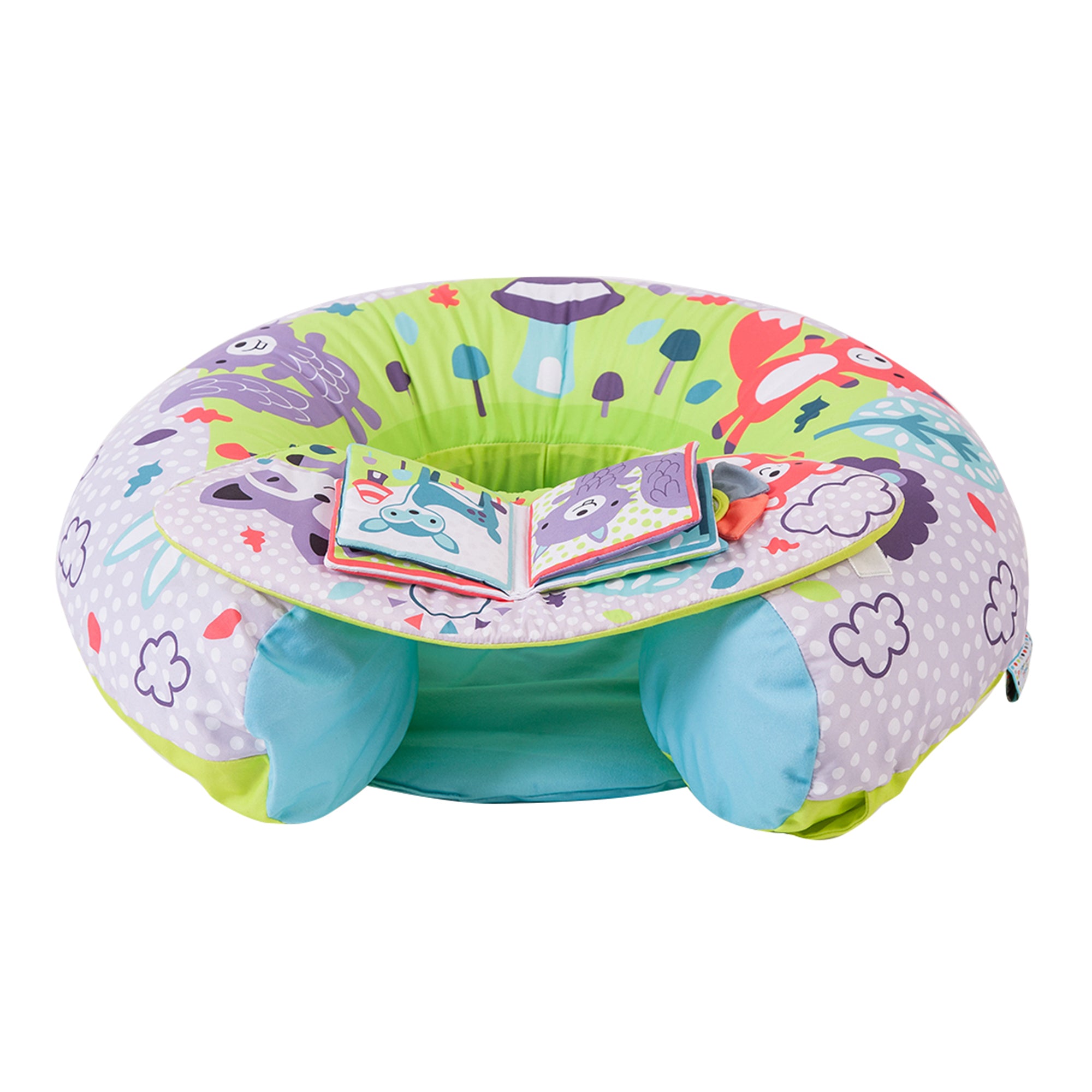 RedKite Baby Sit Me Up Tummy Time Support Seat-Peppermint Trail