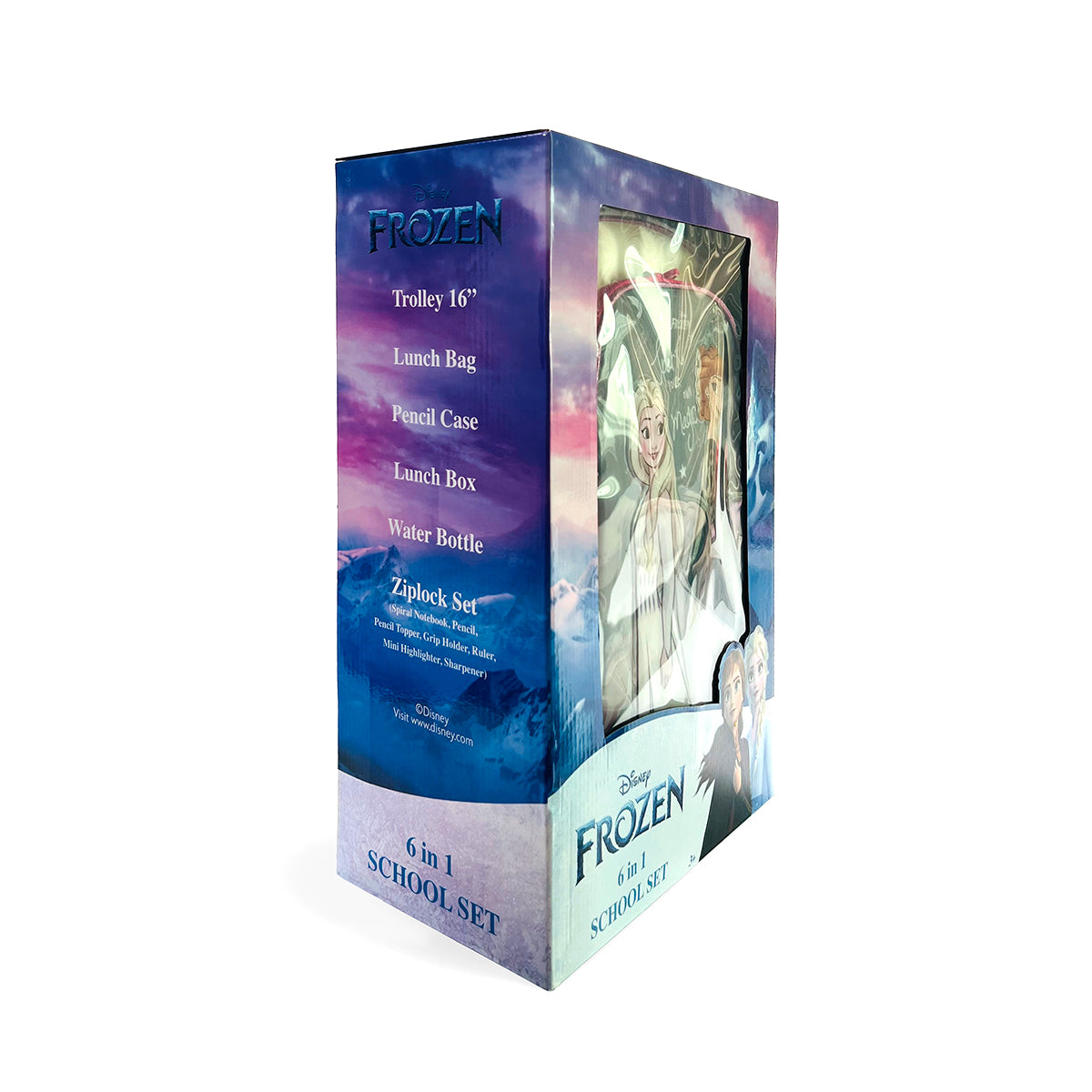 Disney Frozen Spark Your Own Magic 16" 6-in-1 Trolley Box Set