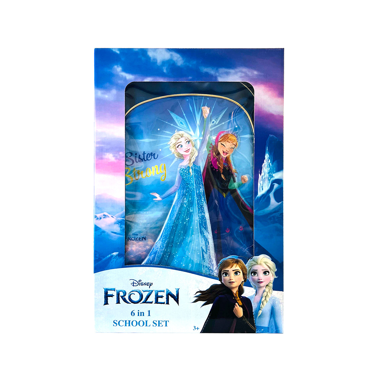 Disney Frozen Sisters Strong 18" 6-in-1 Trolley Box Set