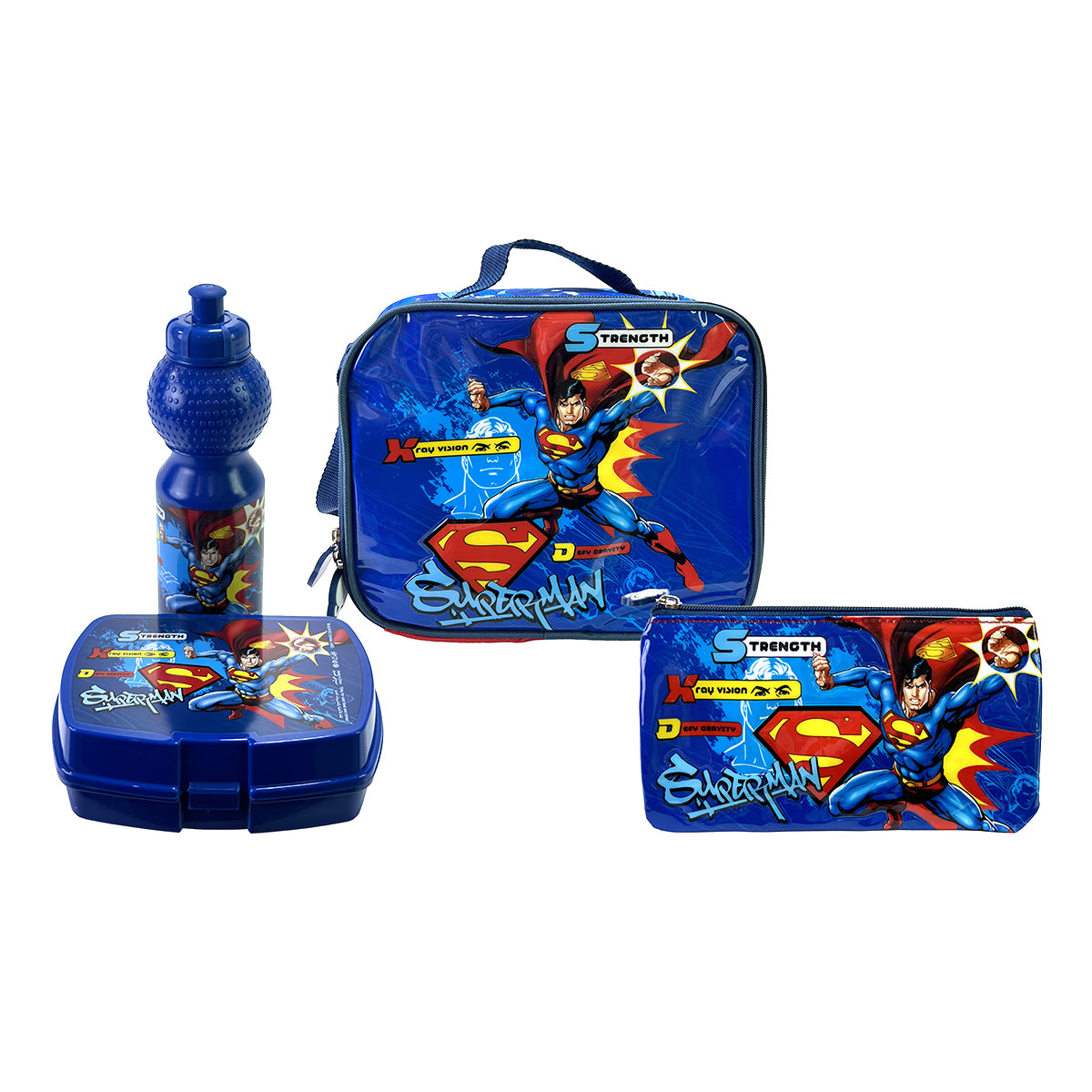 Warner Bros. Superman Super Strength 18" 5-in-1 Trolley Box Set