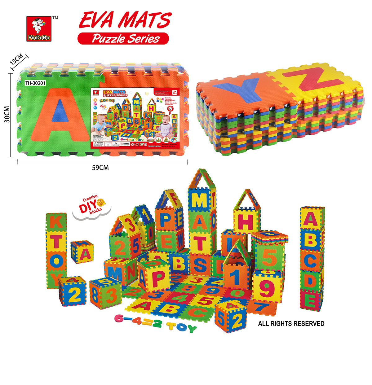 Eva -Puzzle Series English Alphabet 26pcs