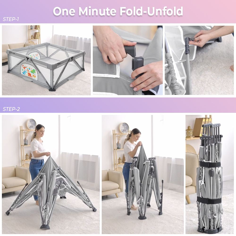 Teknum - One-Minute Fold-Unfold Playpen