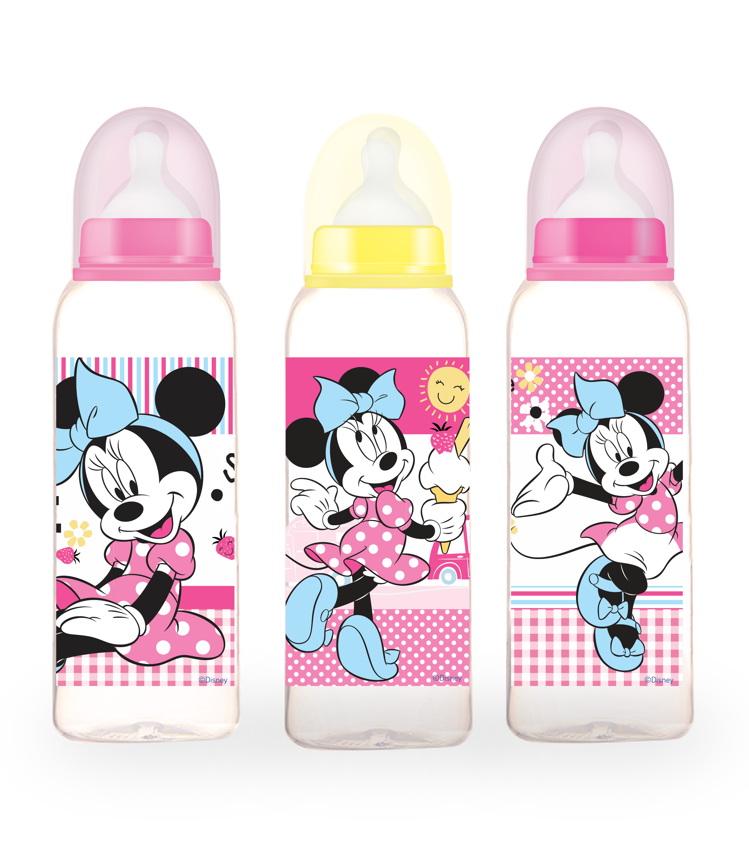 Minnie 11oz Baby Feeding Bottle 3Pk