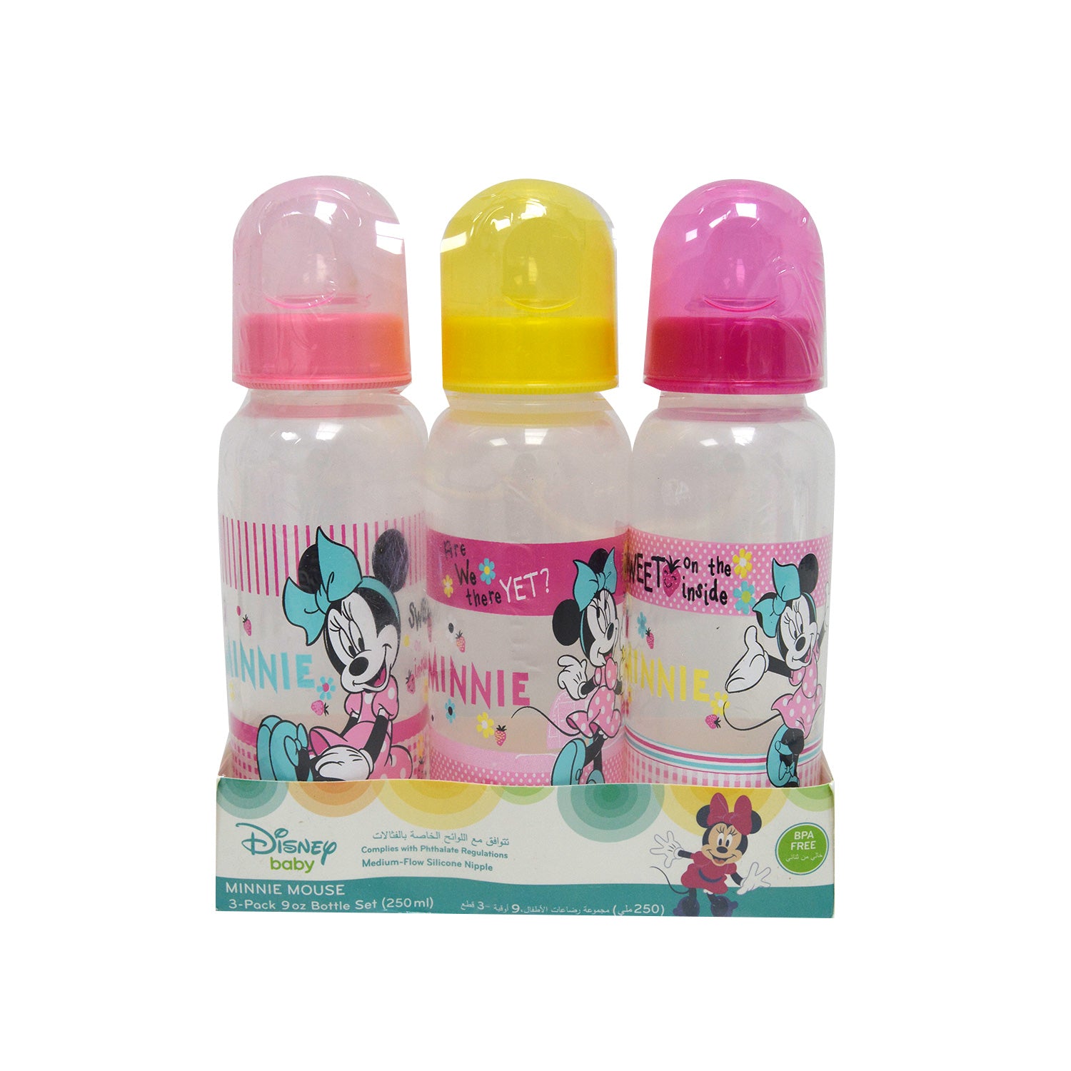 Minnie 11oz Baby Feeding Bottle 3Pk
