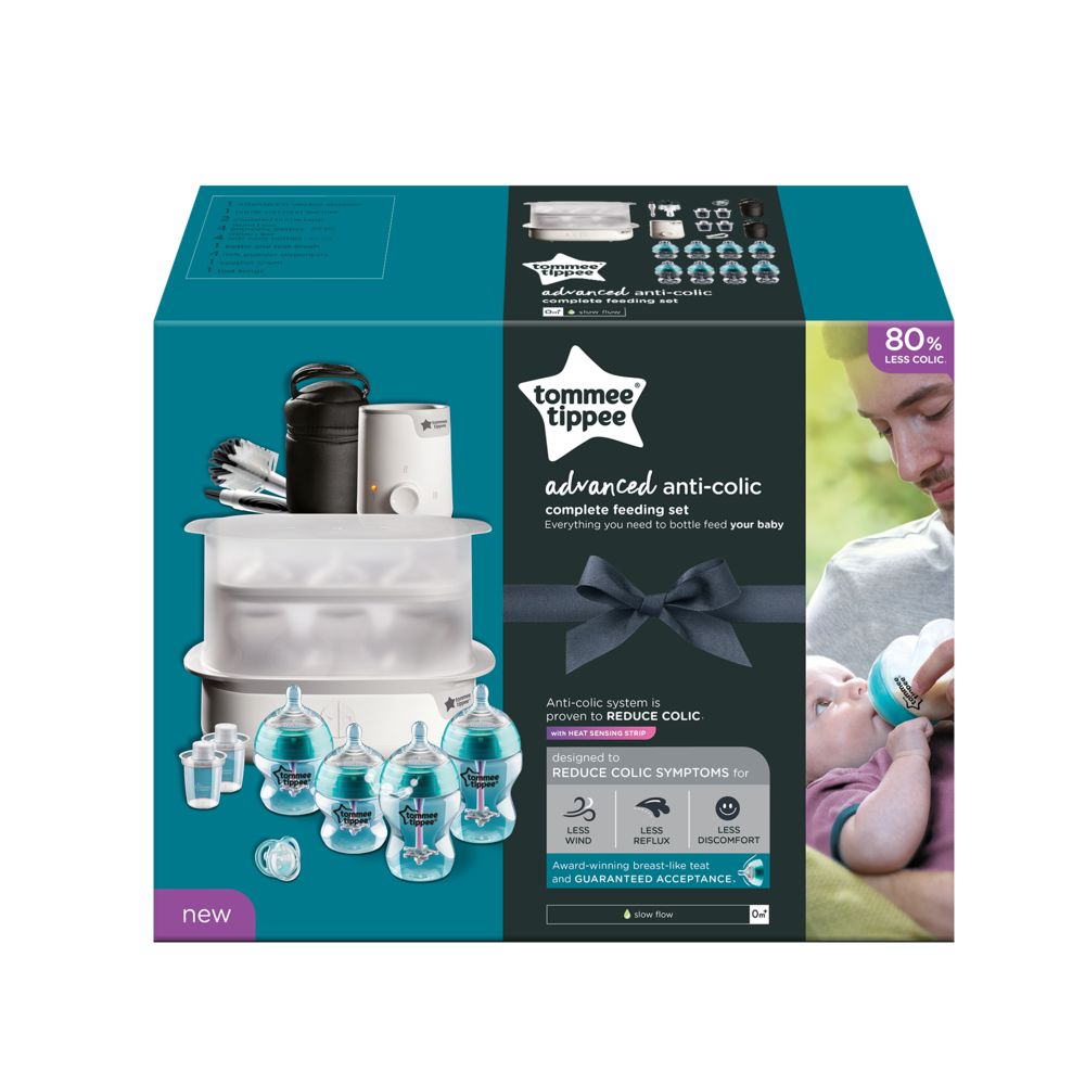 Tommee Tippee Advanced Anti-Colic Complete Feeding Set (Blue)
