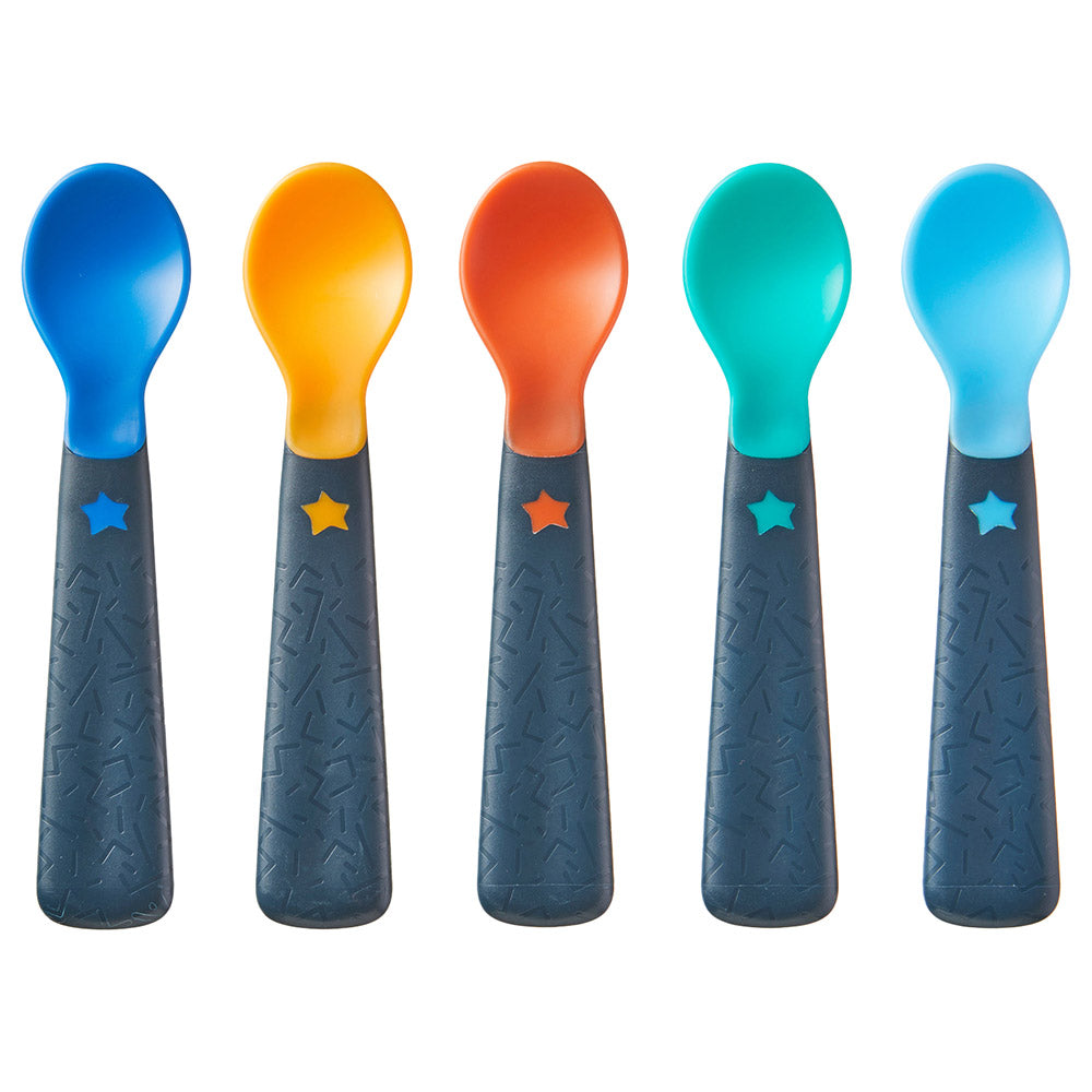 Tommee Tippee Easi Grip Self Feeding Spoon 6m+ (Pack of 5)