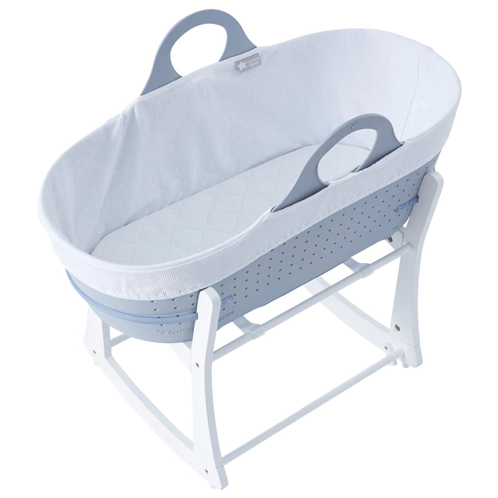 Tommee Tippee Sleepee Moses Basket & Stand (Grey)