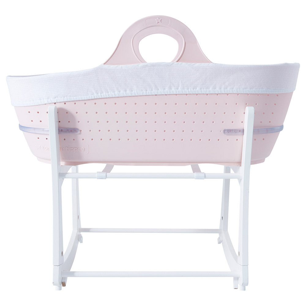 Tommee Tippee Sleepee Moses Basket & Stand (Pink)