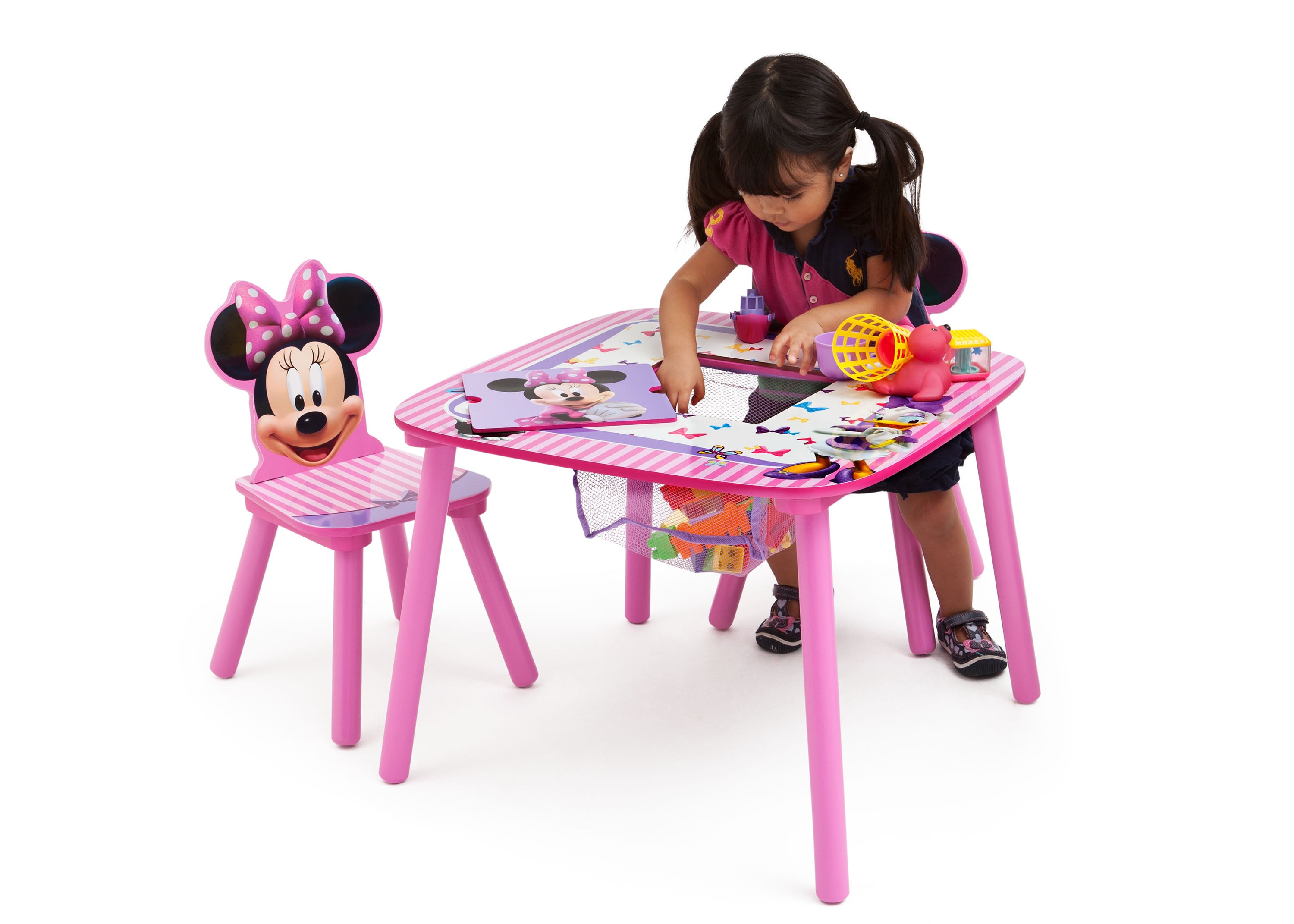 Delta Children - Minnie Table And Chair Set W/ Storage