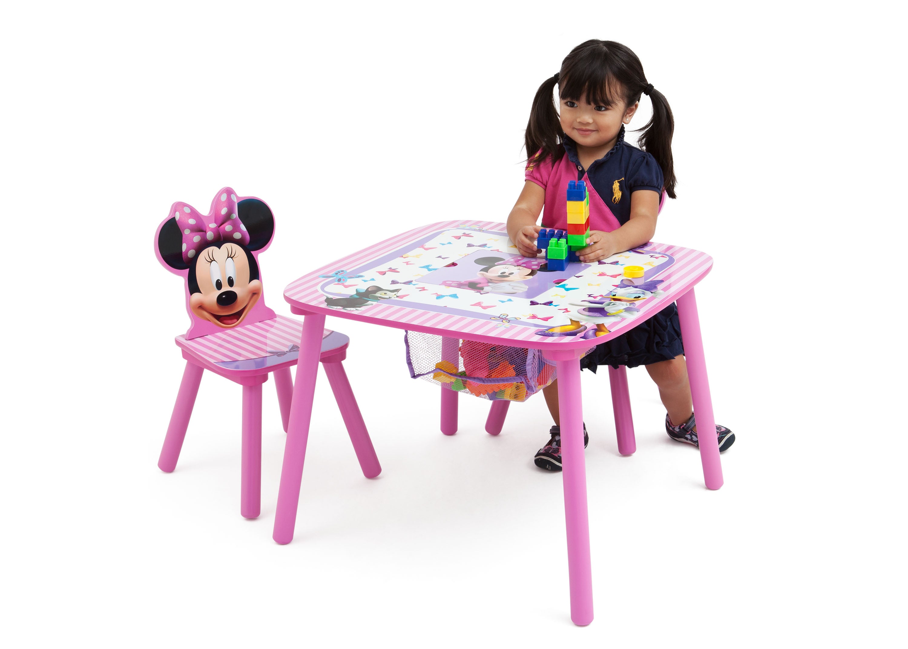 Delta Children - Minnie Table And Chair Set W/ Storage