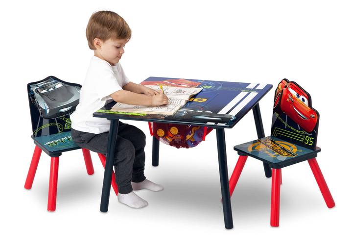 Delta Children - Cars Table And Chair Set W/ Storage