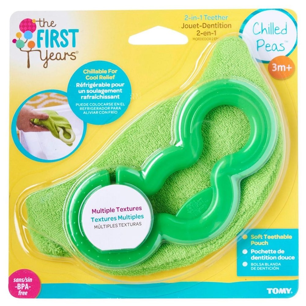 The First Years - Chilled Peas 2 in 1 Teether