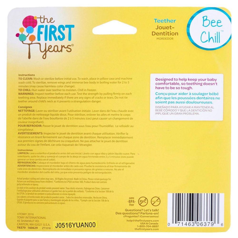 The First Years Bee Chill Teether The First Years Bee Chill Teether
