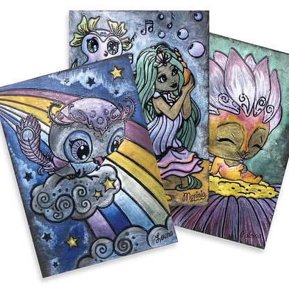 Nebulous Stars Pitch Black Art Set