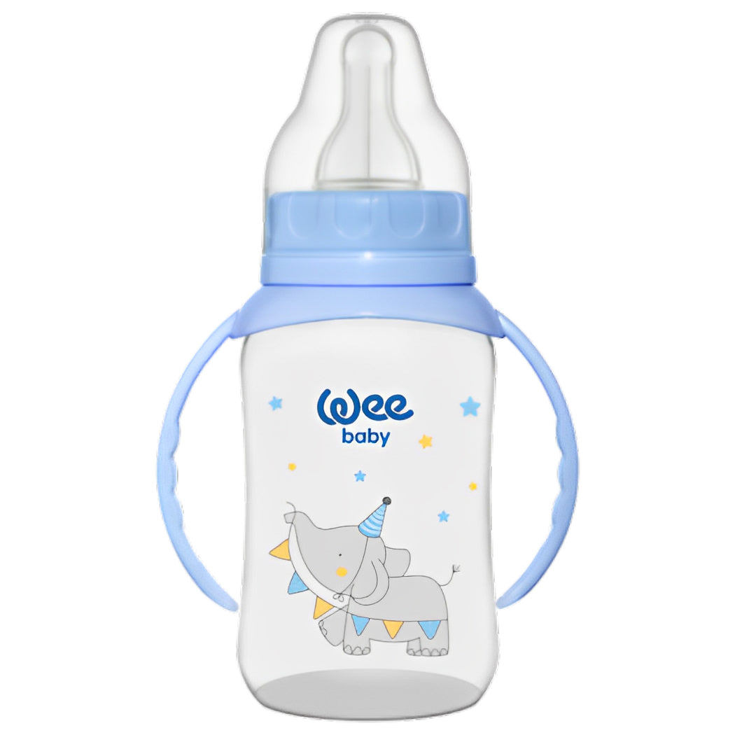 Wee Baby - PP Feeding Bottles with Grip 150 ml (silicone nipple 6-18M)