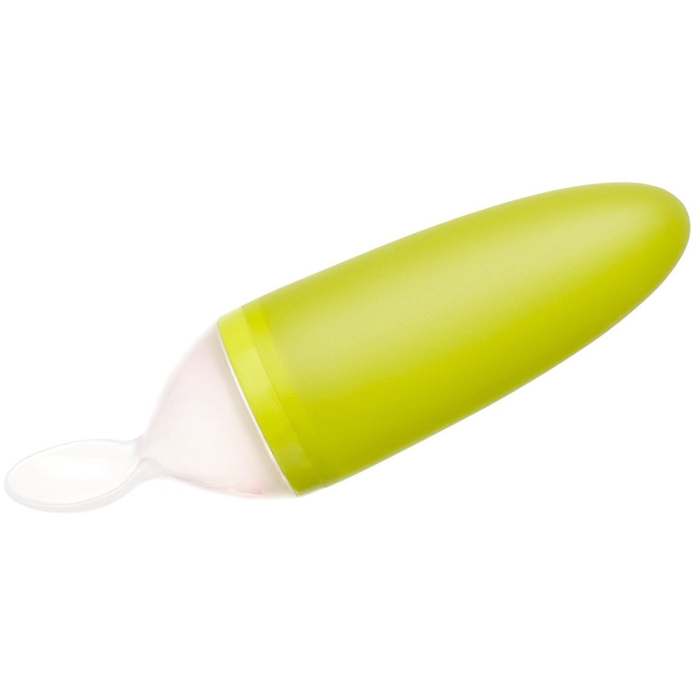 Boon - Squirt Silicone Baby Food Dispensing Spoon (Green)