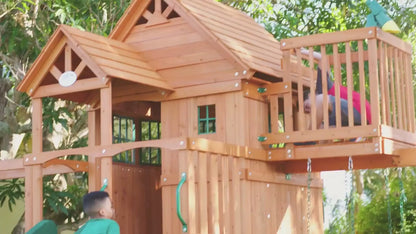 Backyard Discovery Skyfort II Swing Set