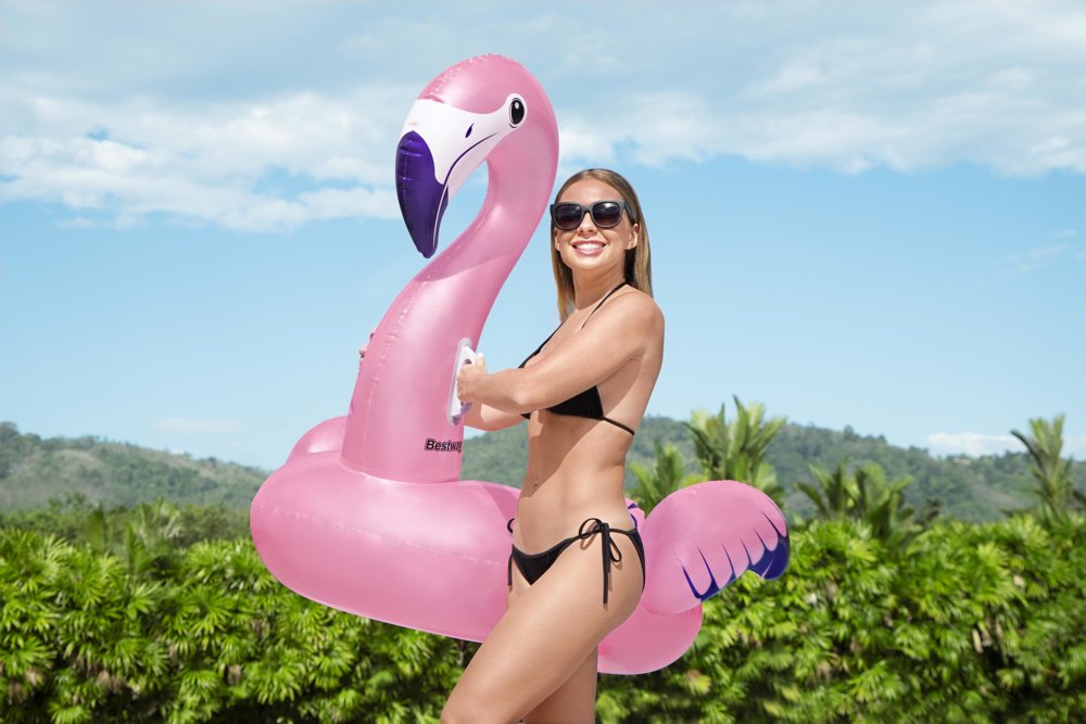 Luxury Flamingo (60" x 56"/1.53m x 1.43m)