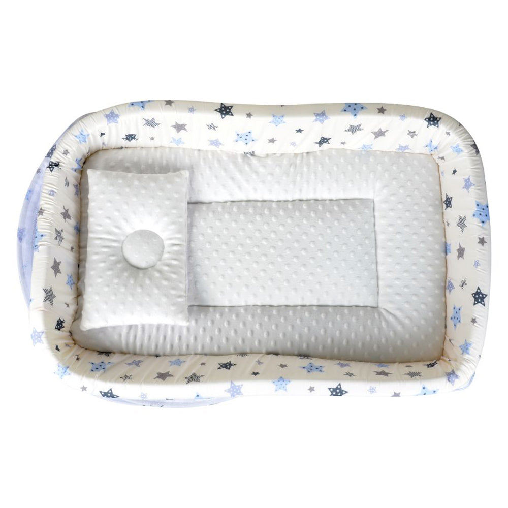 Little Angel Baby Bed With Comfy Paddings (White)