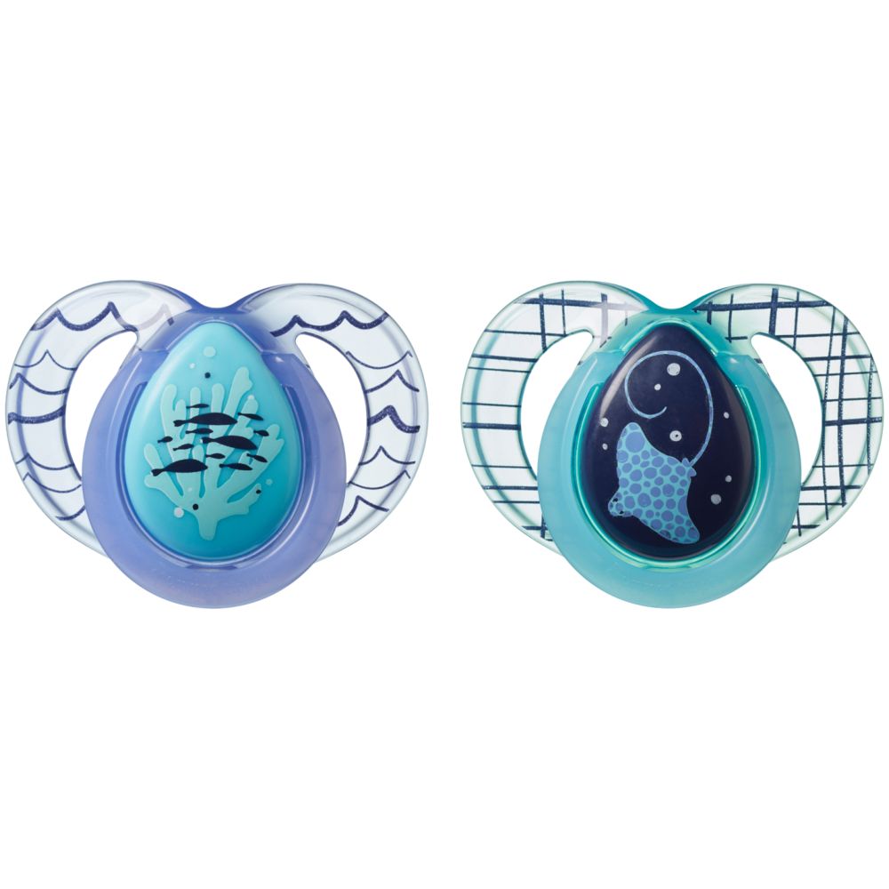 Tommee Tippee Night Time Soother 6-18m (Pack of 2)