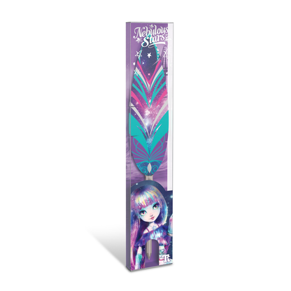 Nebulous Stars Feather Quill Pen - Purple Space 3
