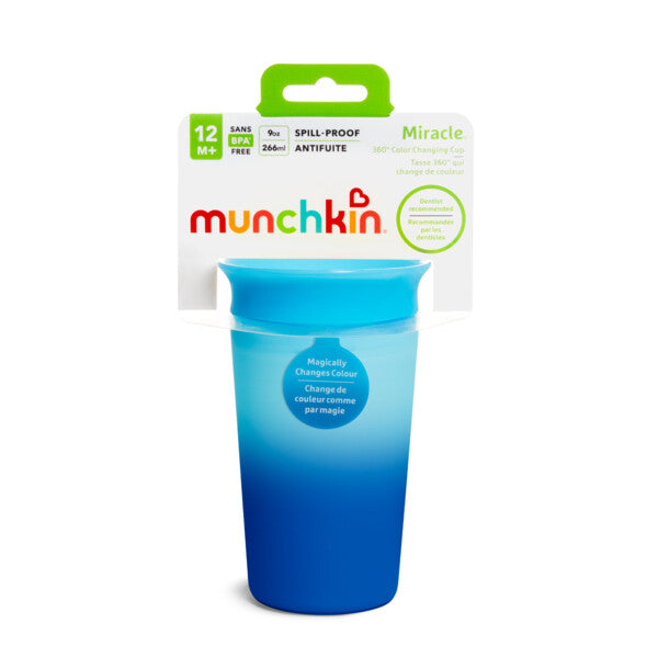 Munchkin - Miracle 360 Color Changing Cup 9oz (Blue)